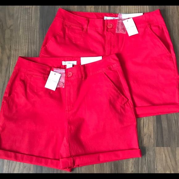 Cato - Red Dress Shorts - Picture 4 of 6